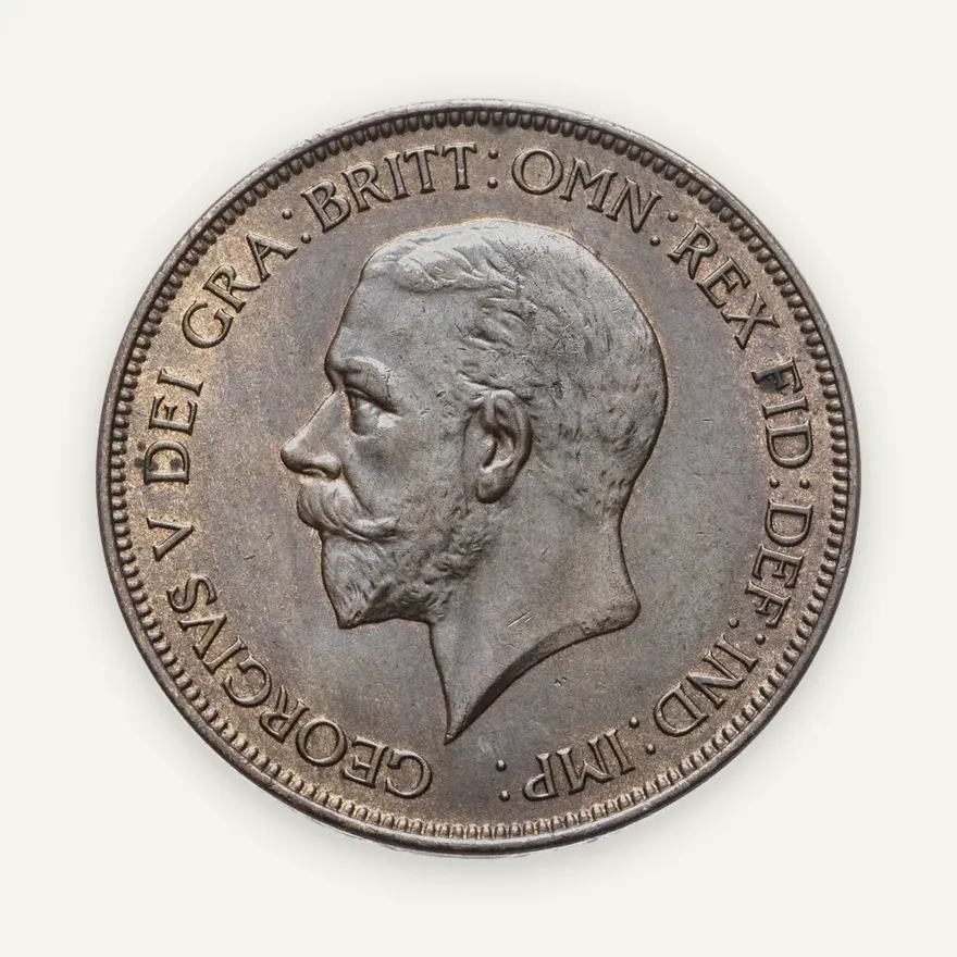Великобритания 1 пенни (penny) 1935, реверс