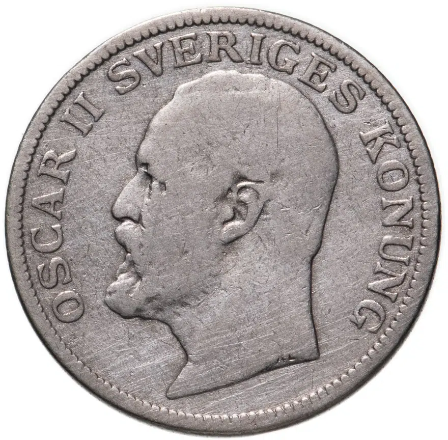 Швеция 1 крона (crown) 1906