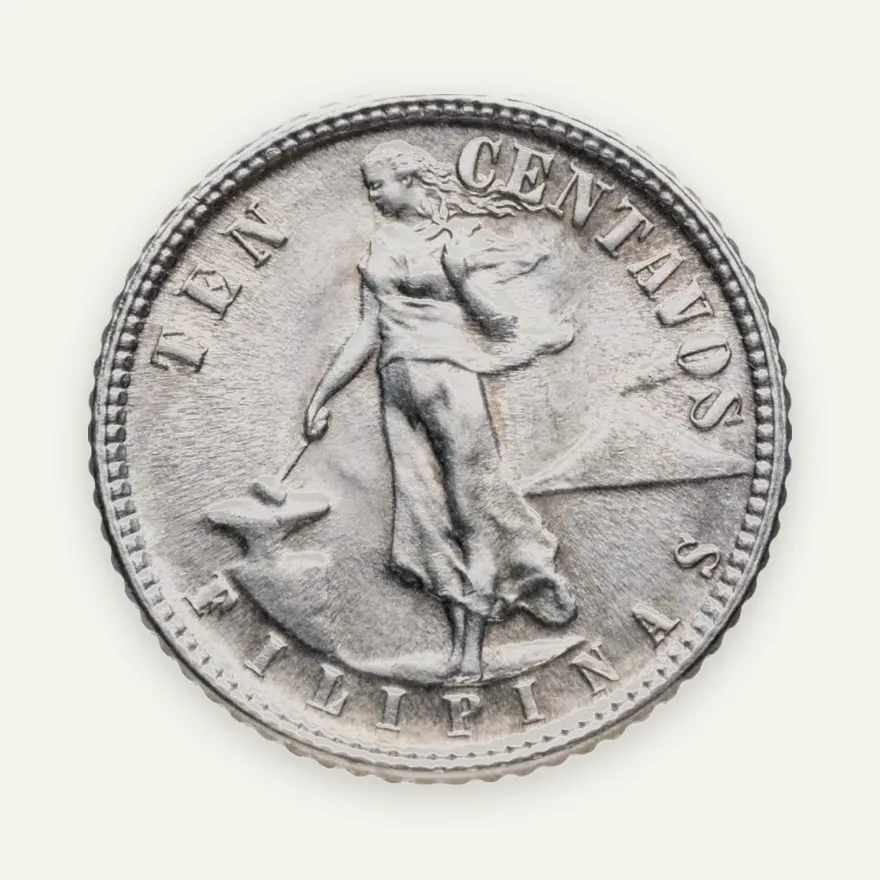 Филиппины 10 сентаво (centavos) 1944, реверс
