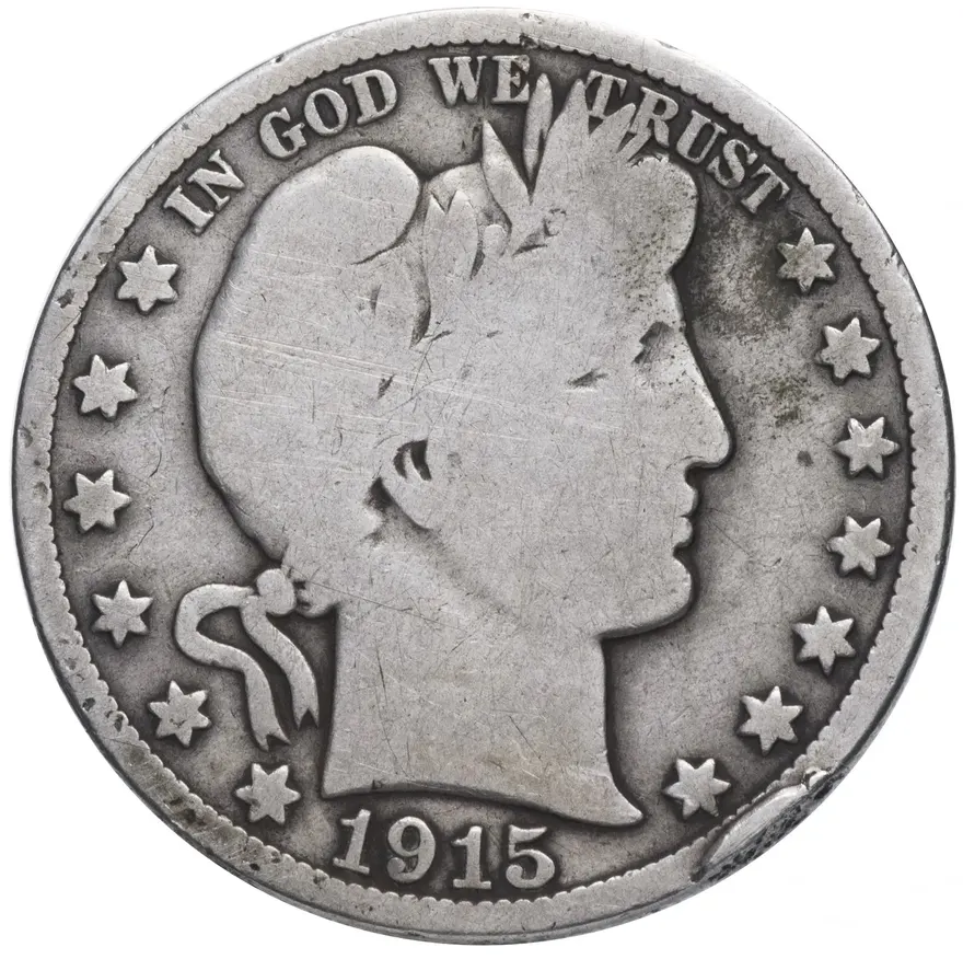 США 50 центов (1/2 доллара, half dollar) 1915