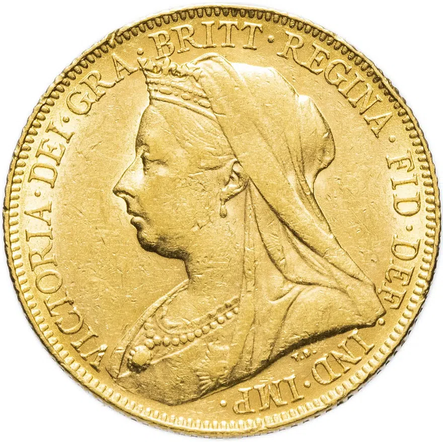 Великобритания 1 фунт стерлингов (соверен, sovereign) 1899