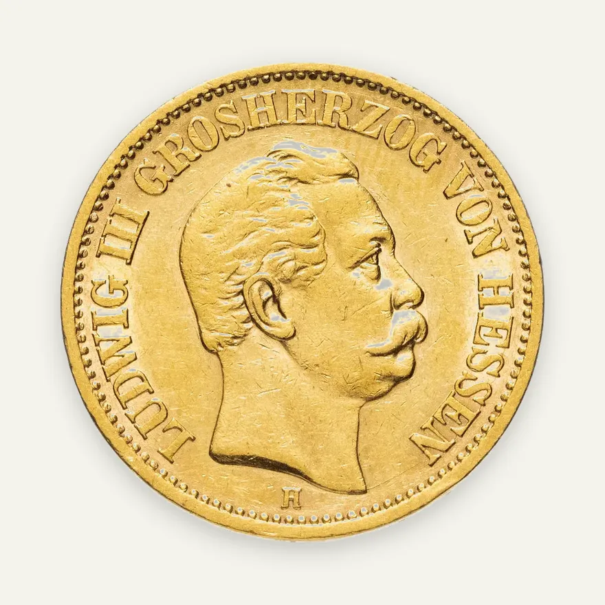 Германская империя 20 марок (mark) 1873 A, реверс