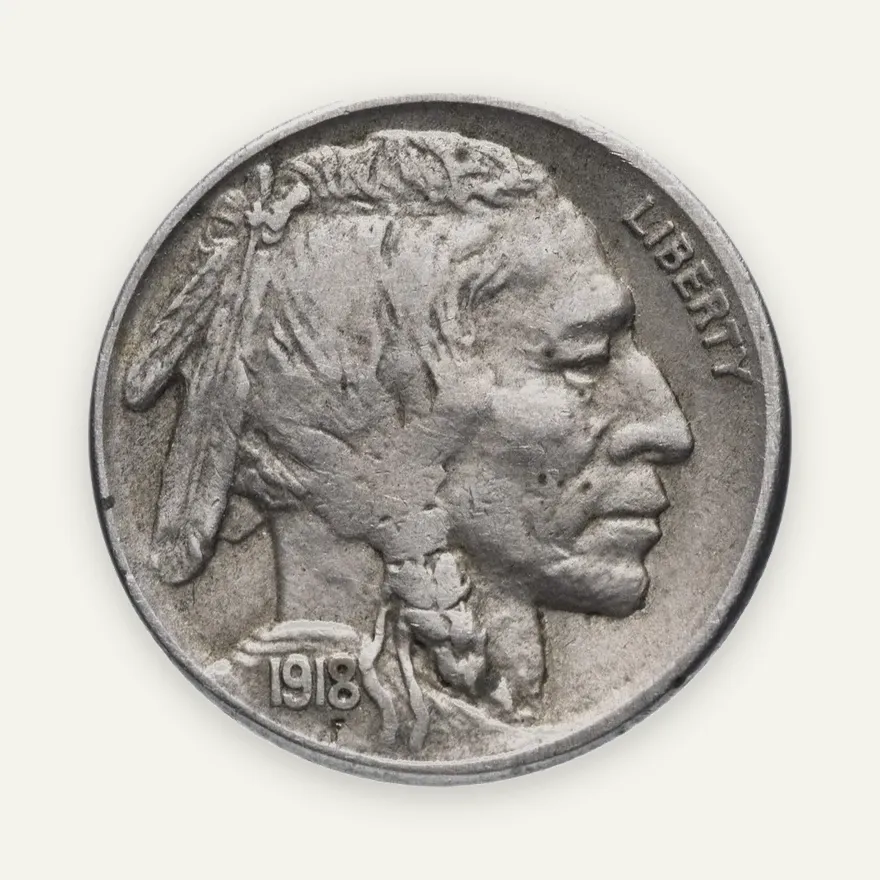 США 5 центов (cents) 1918 "S", реверс