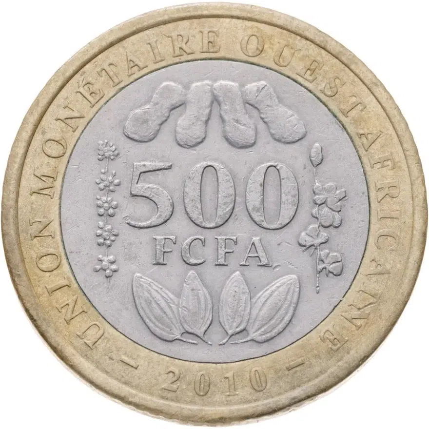 Западная Африка (BCEAO) 500 франков (francs) 2010