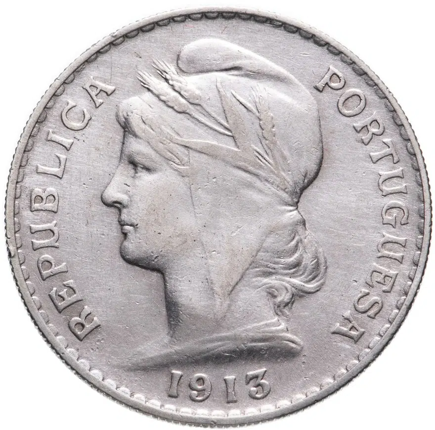Португалия 50 сентаво 1913