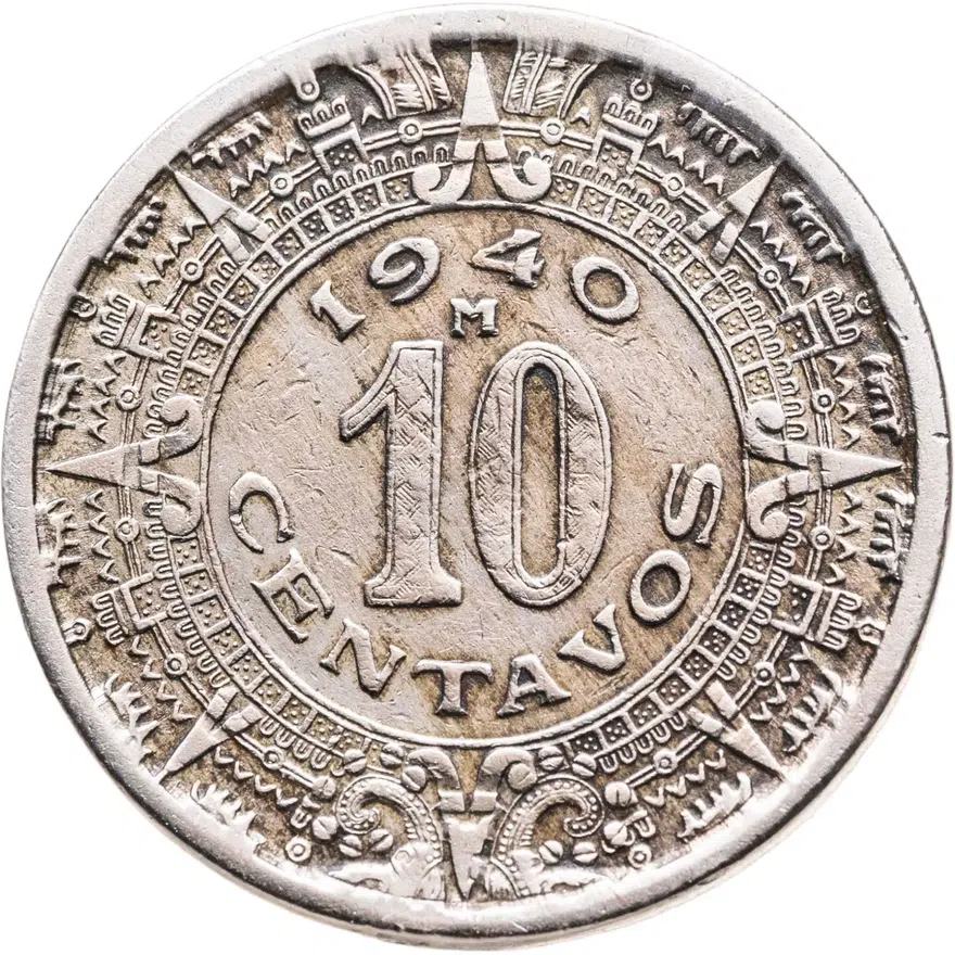 Мексика 10 сентаво (centavos) 1940