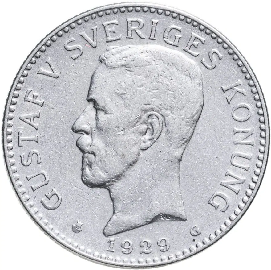 Швеция 2 кроны (kronor) 1929