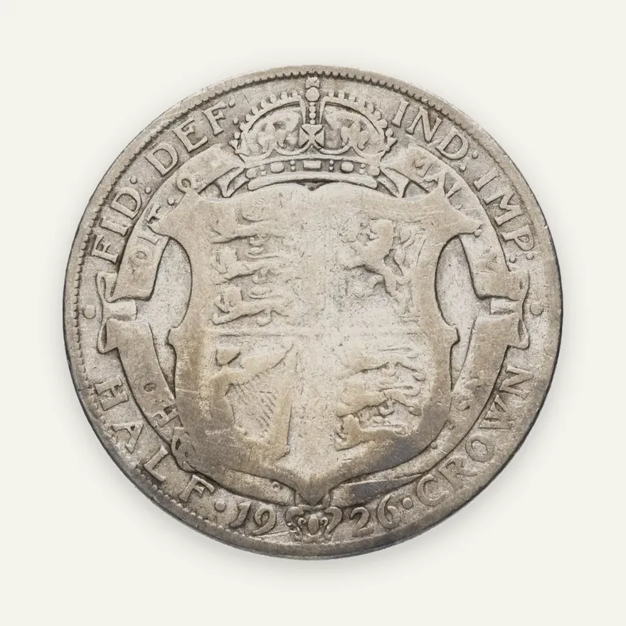 Великобритания 1/2 кроны (crown) 1926, реверс