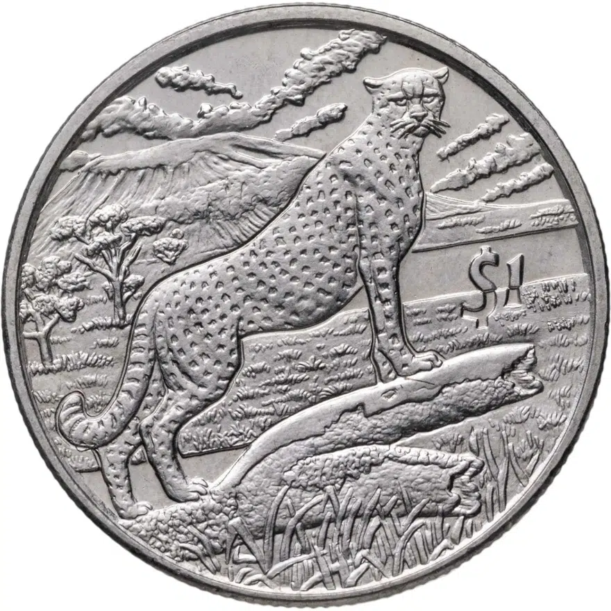 Сьерра-Леоне 1 доллар (dollar) 2007  Животные - Гепард