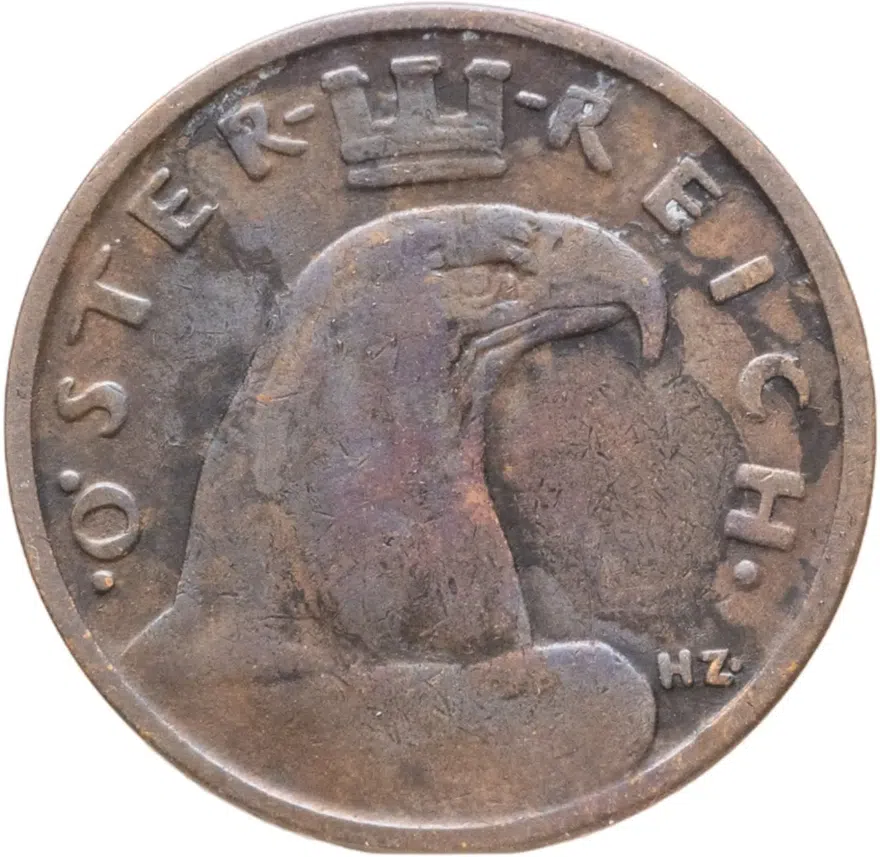 Австрия 1 грош (grosz) 1926, реверс