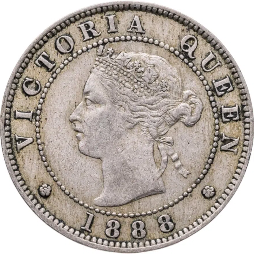 Ямайка 1/2 пенни (penny) 1888