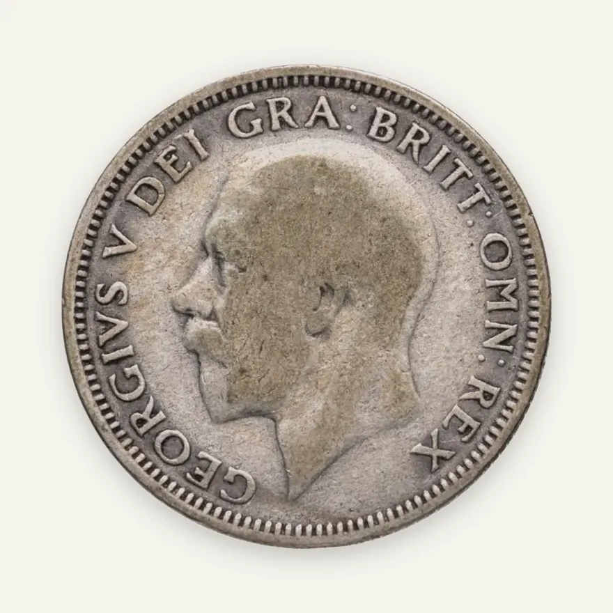 Великобритания 1 шиллинг (shilling) 1927  Новый реверс: 'ONE SHILLING 1927', реверс