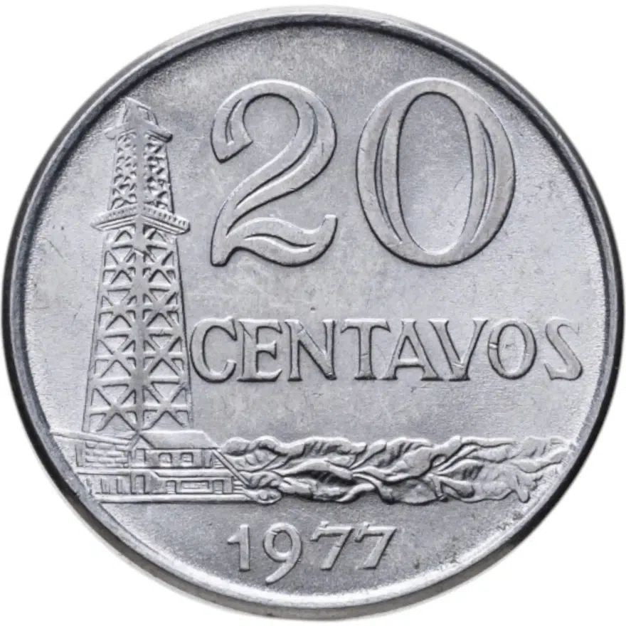 Бразилия 20 сентаво (centavos) 1977