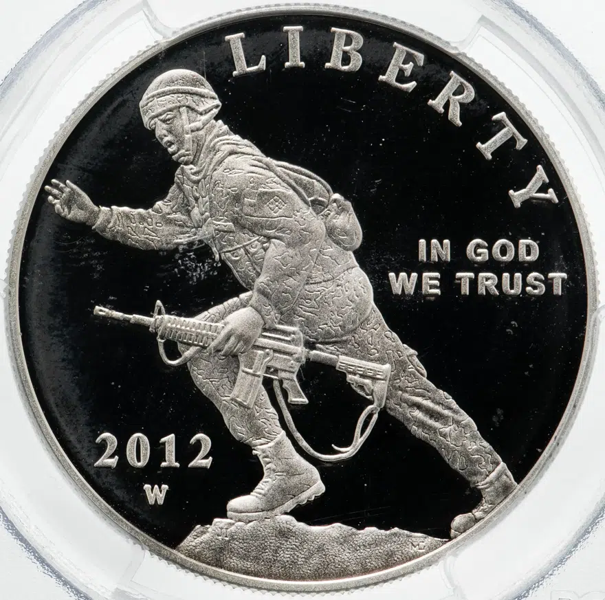 США 1 доллар (dollar) 2012  Морской пехотинец