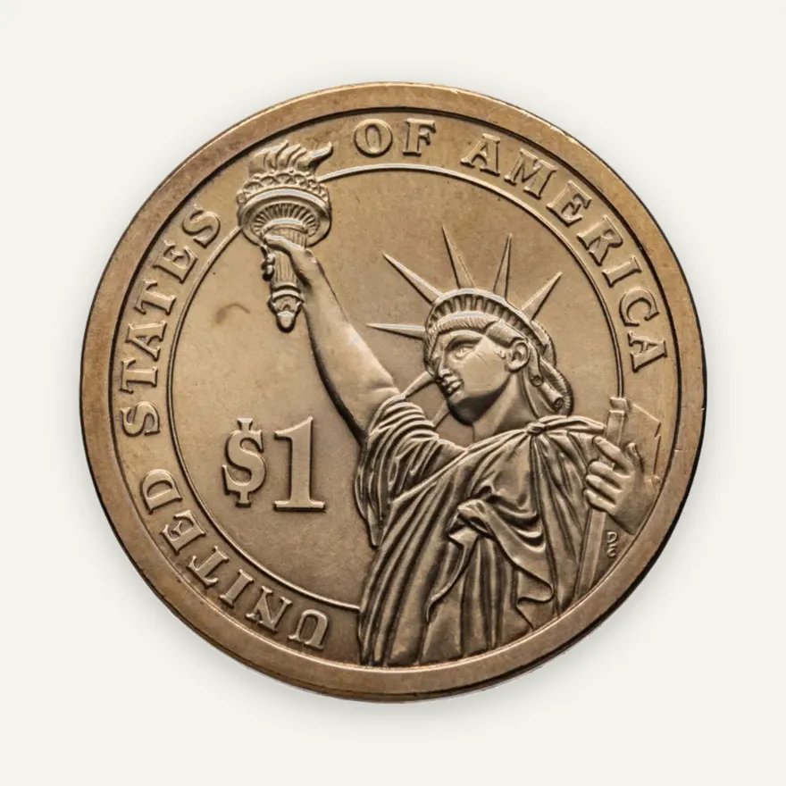 США 1 доллар 2009 D "9-й президент США - Уильям Гаррисон", реверс