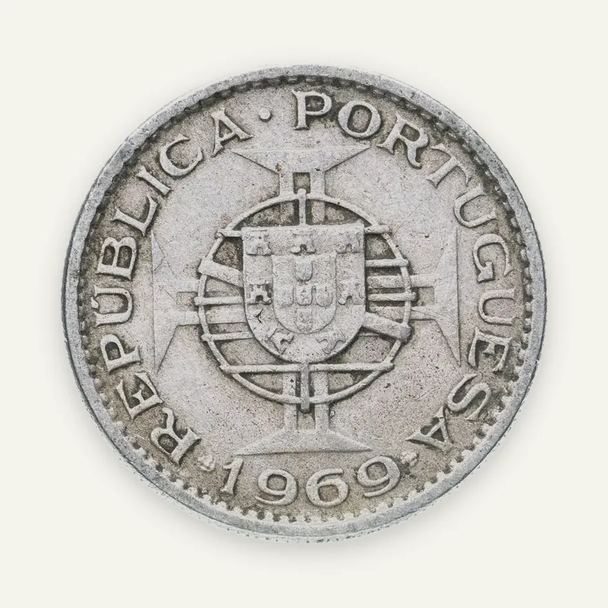 Ангола 2,5 эскудо (escudos) 1969, реверс