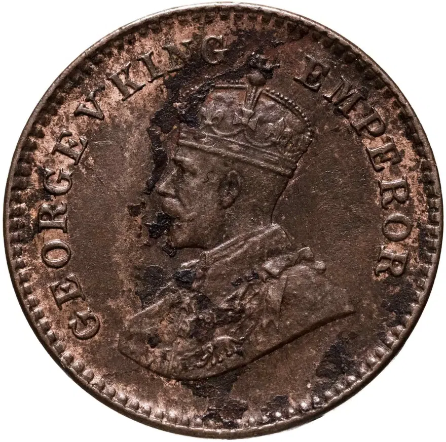 Индия (Британская) 1/12 анны (anna) 1932, реверс