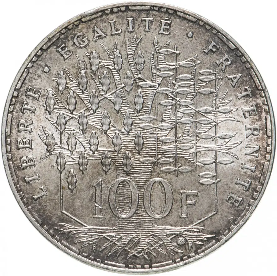Франция 100 франков (francs) 1983