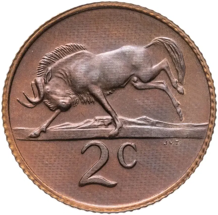 ЮАР 2 цента (cents) 1978