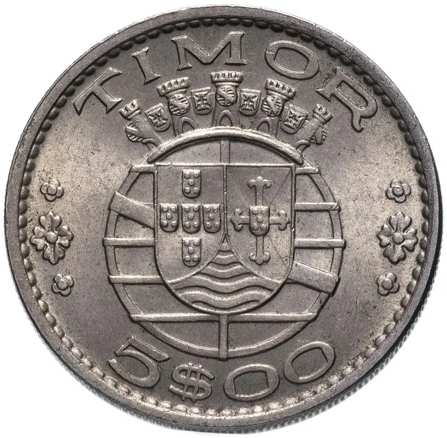 Португальский Тимор 5 эскудо (escudos) 1970
