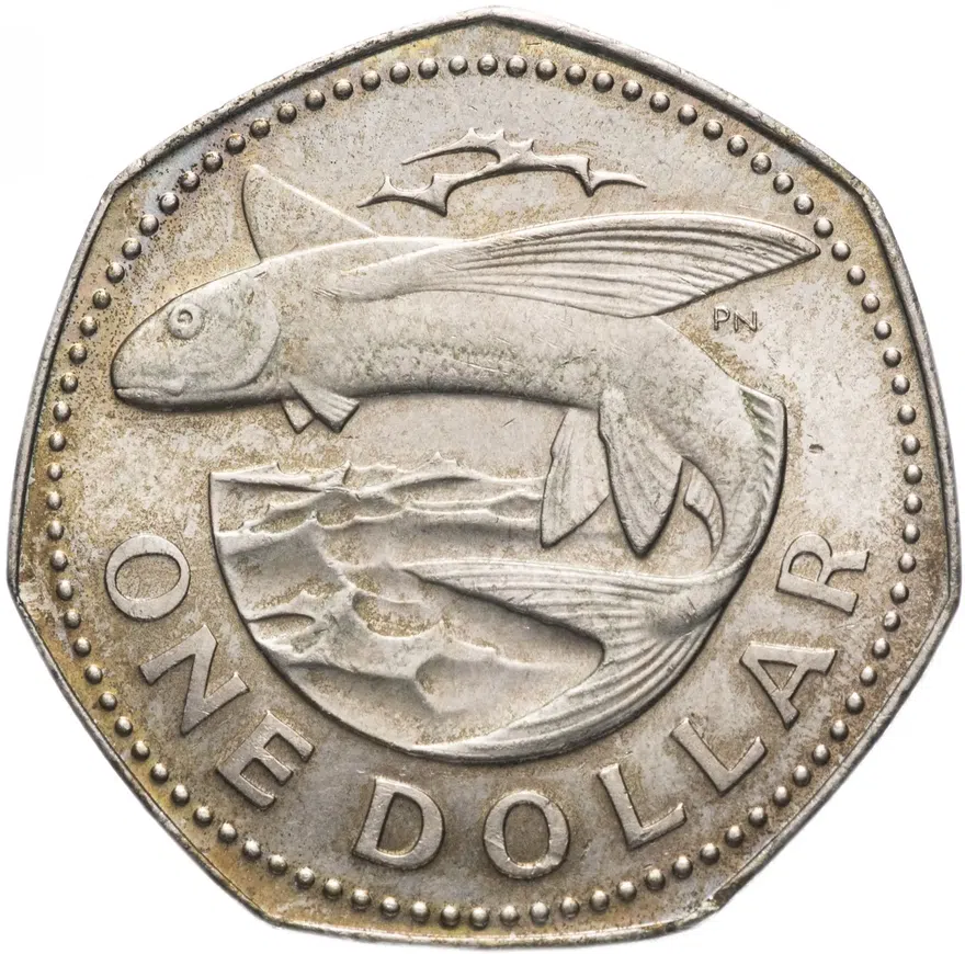 Барбадос 1 доллар (dollar) 1985