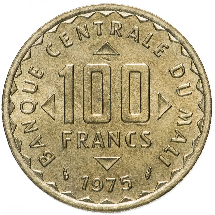 Мали 100 франков 1975 "FAO"