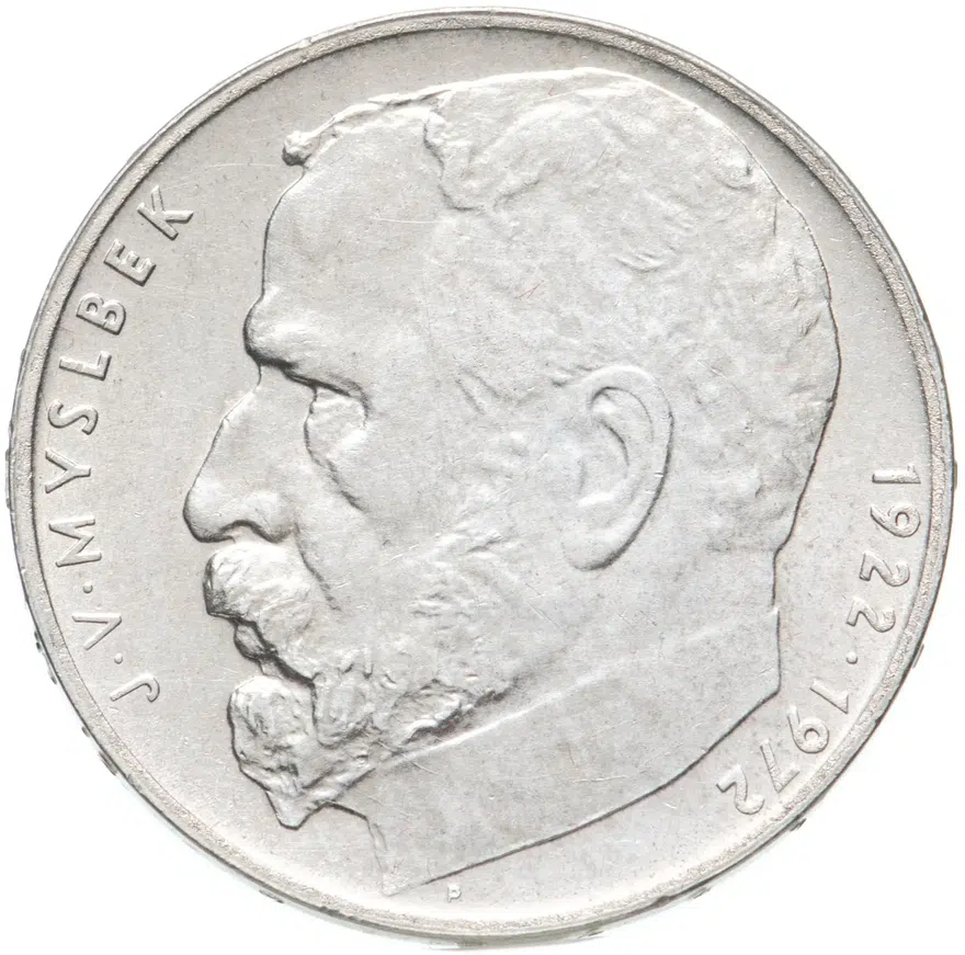 Чехословакия 50 крон (korun) 1972  50 лет со дня смерти Йозефа Вацлава Мысльбека