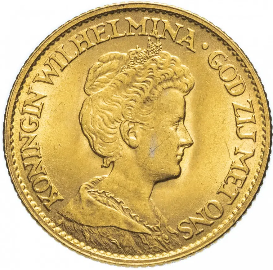 Нидерланды 10 гульденов 1912