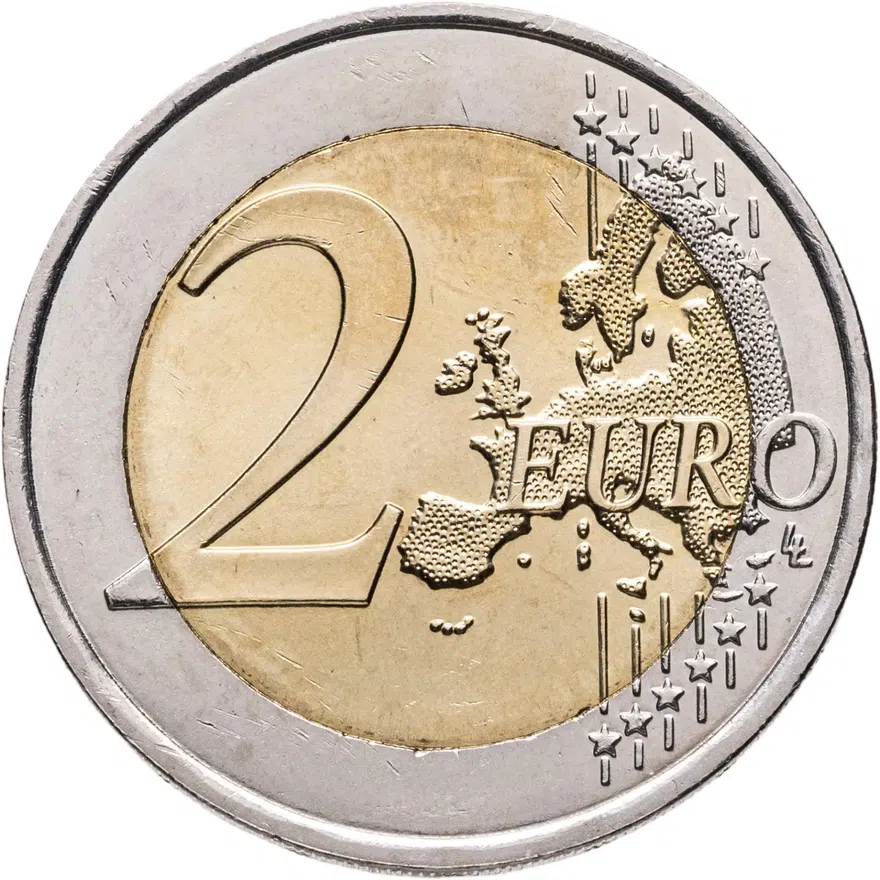 Франция 2 euro (евро) 2013 "150 лет со дня рождения Пьера де Кубертена", реверс