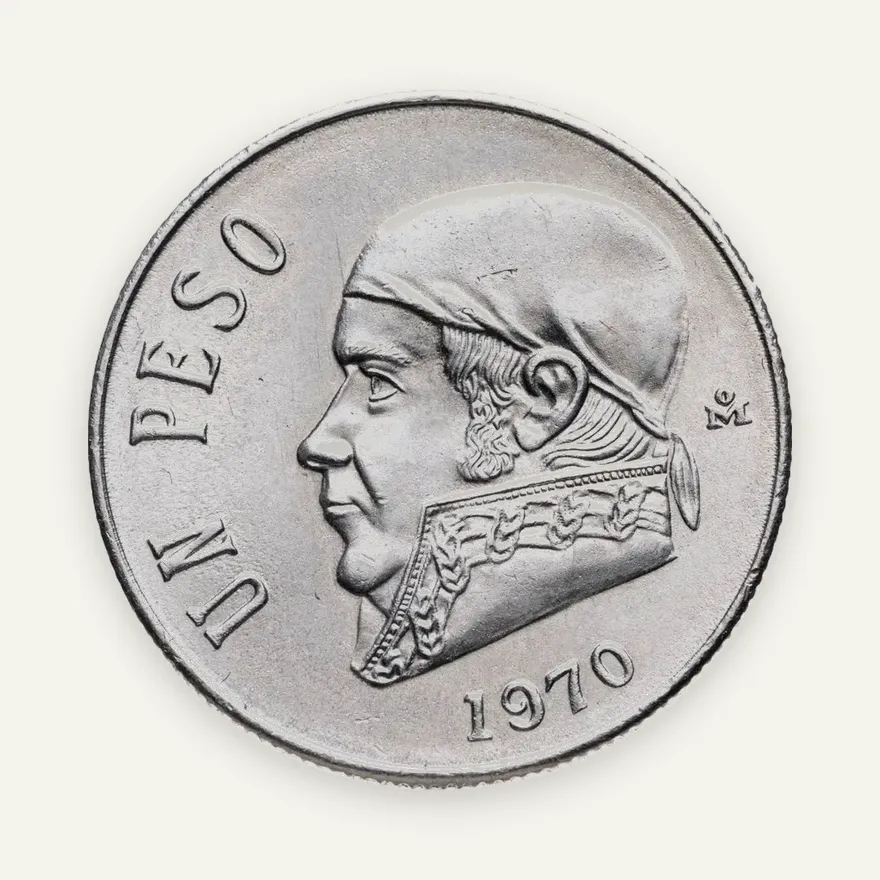 Мексика 1 песо (peso) 1970, аверс