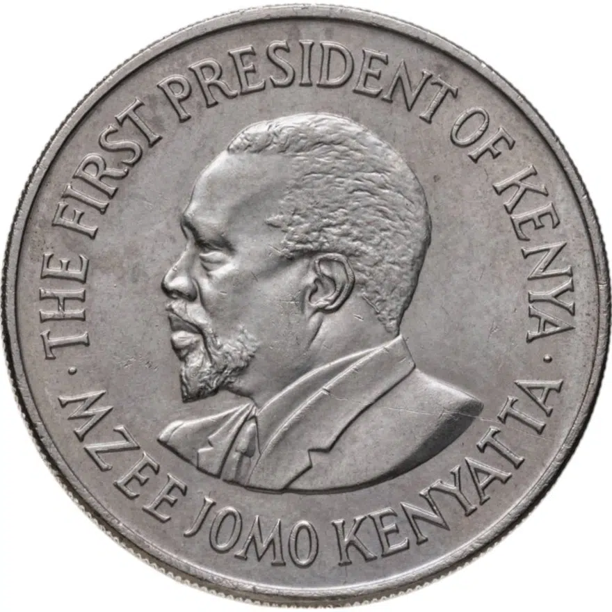 Кения 1 шиллинг (shilling) 1973, реверс