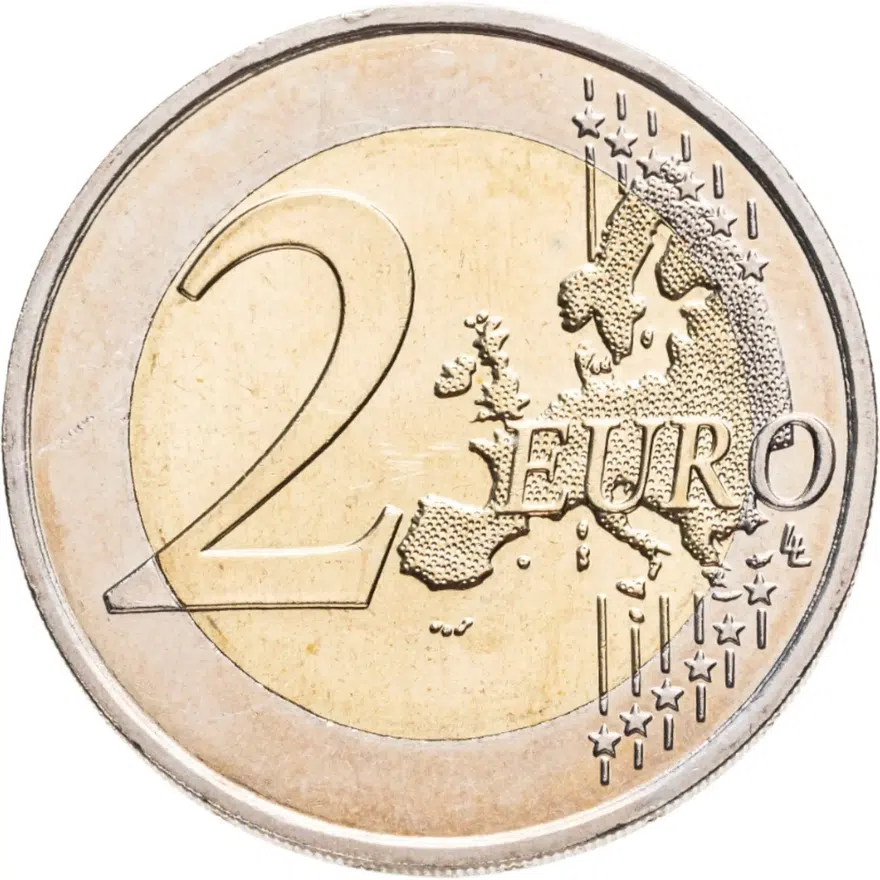 Монако 2 евро 2012 500 лет независимости, реверс