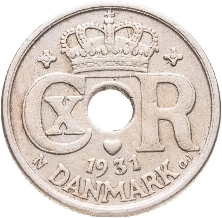 Дания 10 эре (ore) 1931