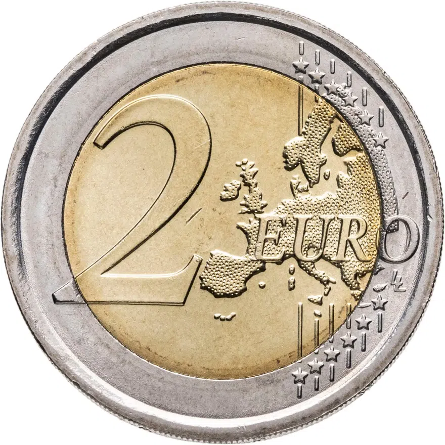 Италия  2 евро (euro) 2014 "450 лет со дня рождения Галилео Галилея", реверс
