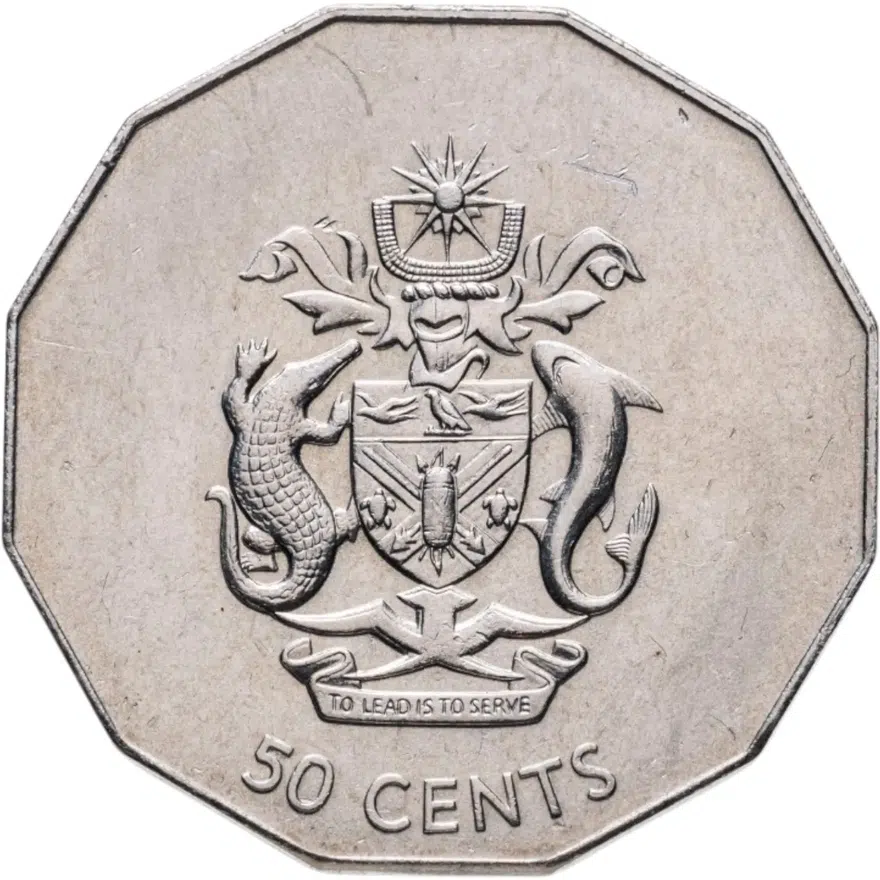 Соломоновы Острова 50 центов (cents) 1997