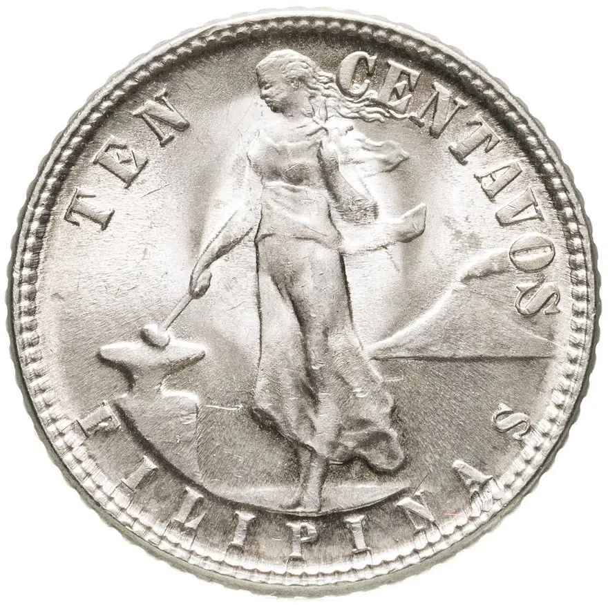 Филиппины 10 сентаво (centavos) 1945