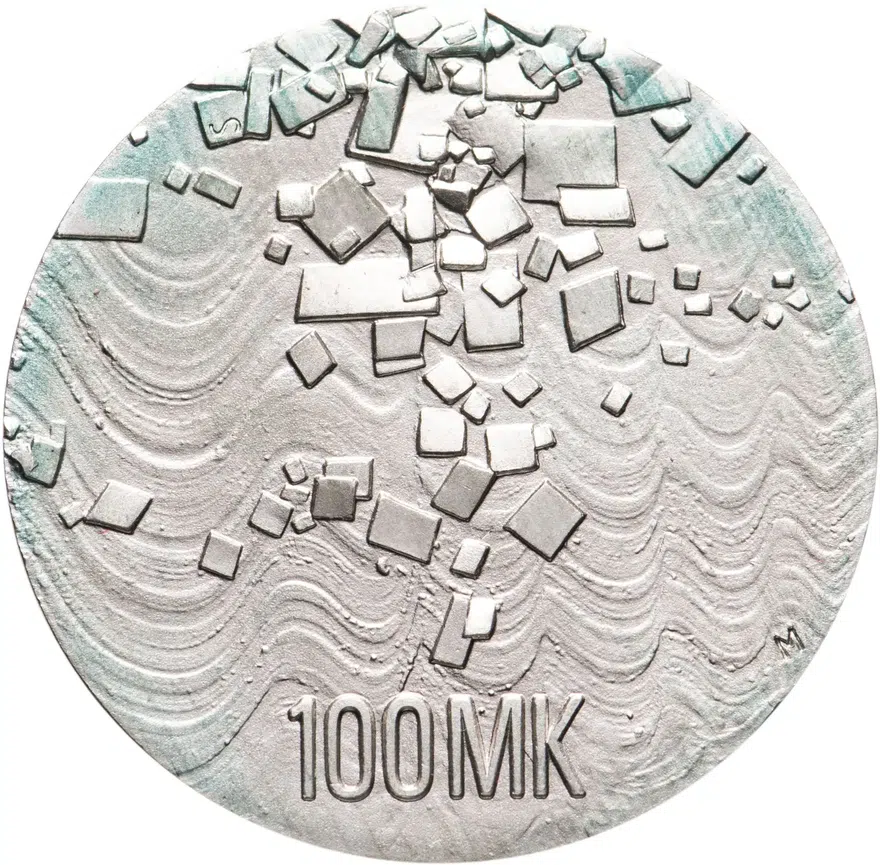 Финляндия 100 марок (markkaa) 1992 "75 лет независимости"