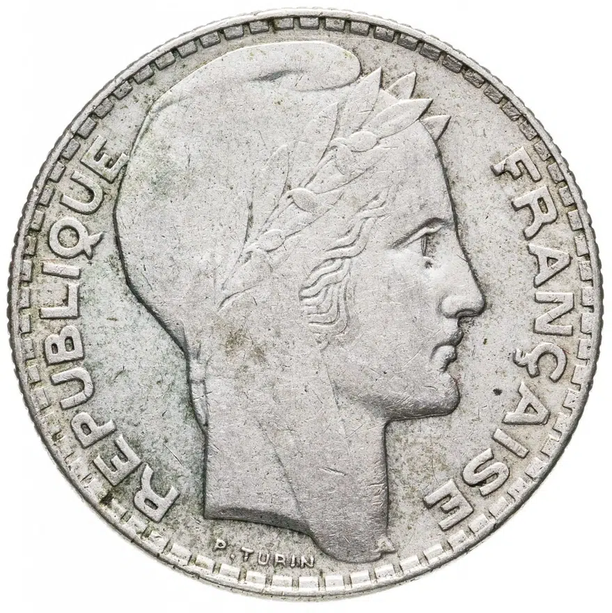 Франция 10 франков (francs) 1930
