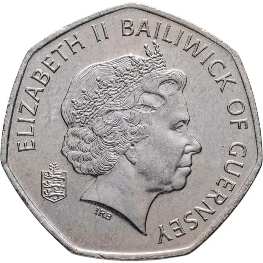 Гернси 50 пенсов (pence) 2003, реверс