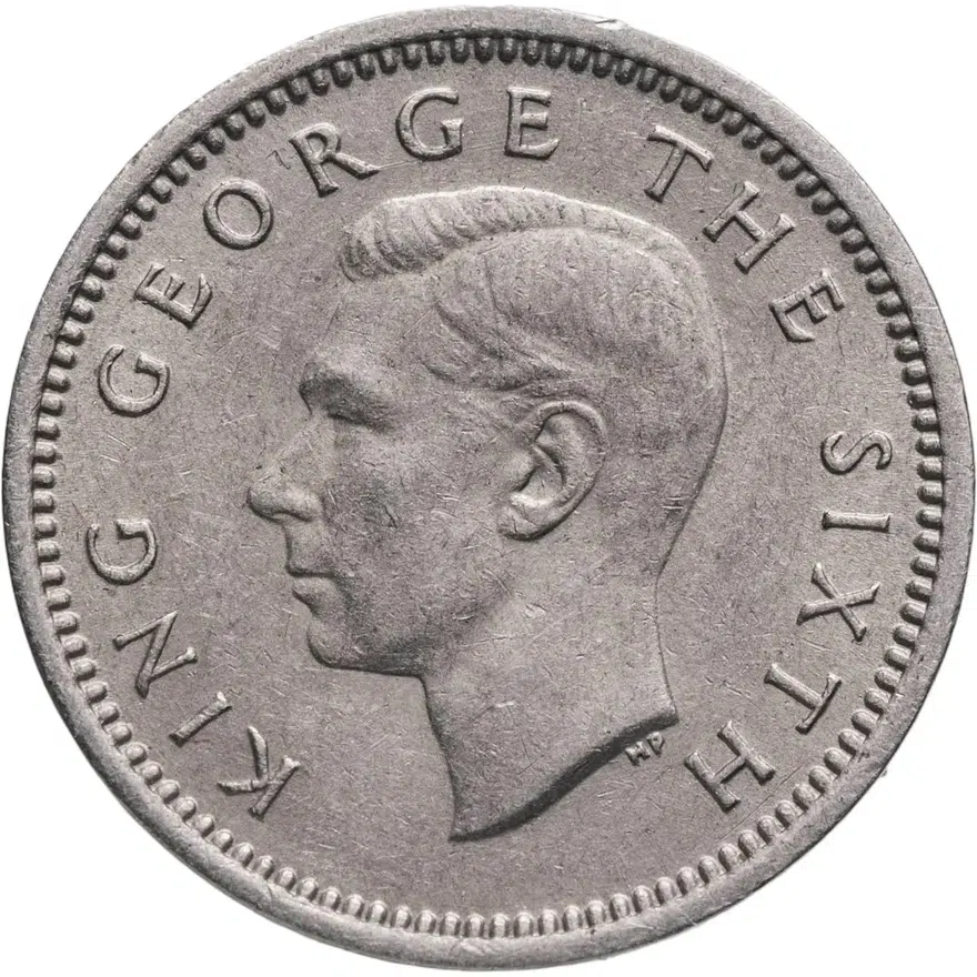Новая Зеландия 3 пенса (pence) 1951, реверс