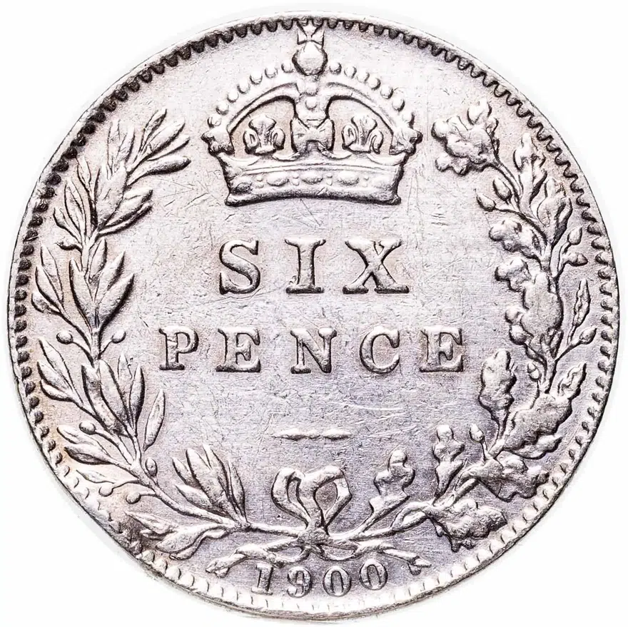 Великобритания 6 пенсов (pence) 1900