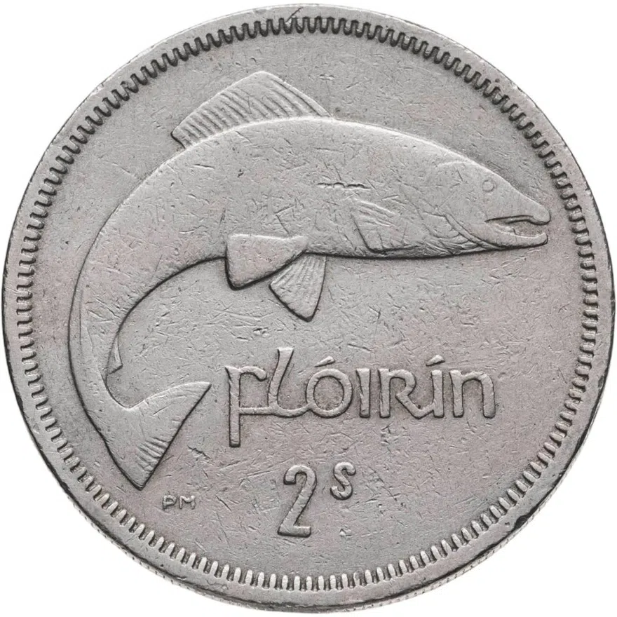 Ирландия 2 шиллинга (флорин, shillings) 1962