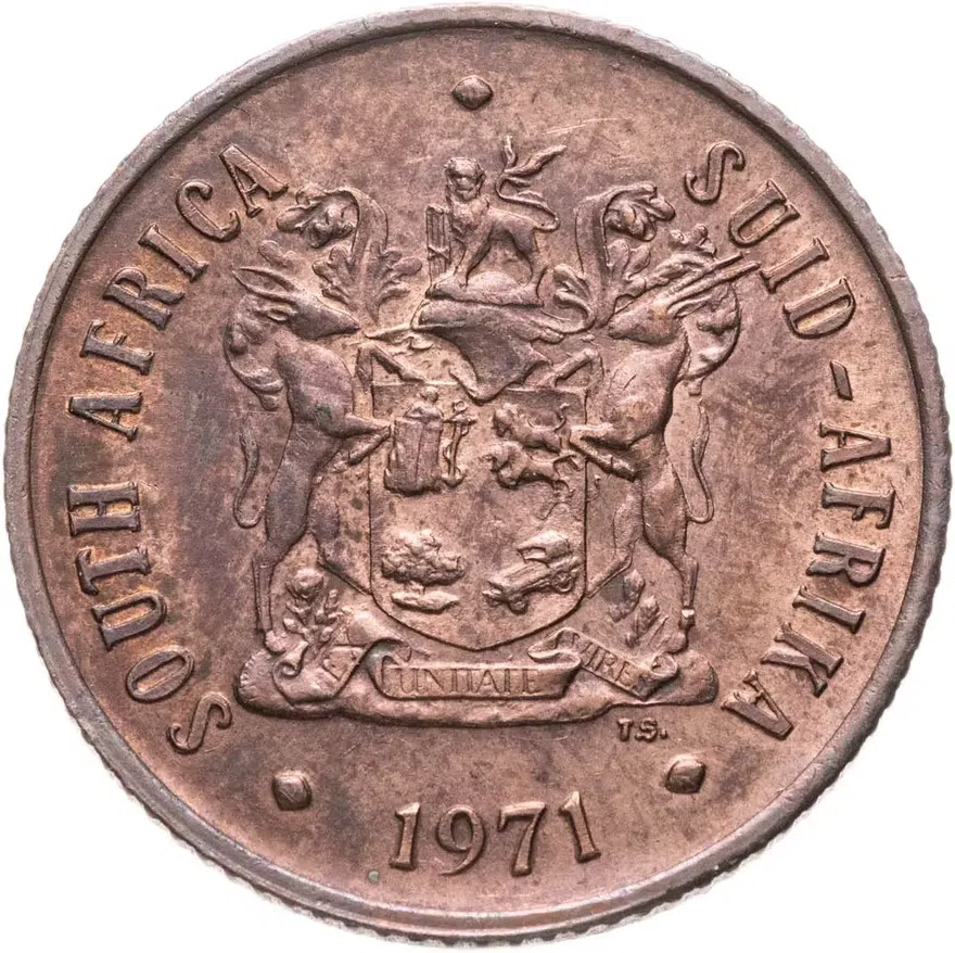 ЮАР 2 цента (cents) 1971