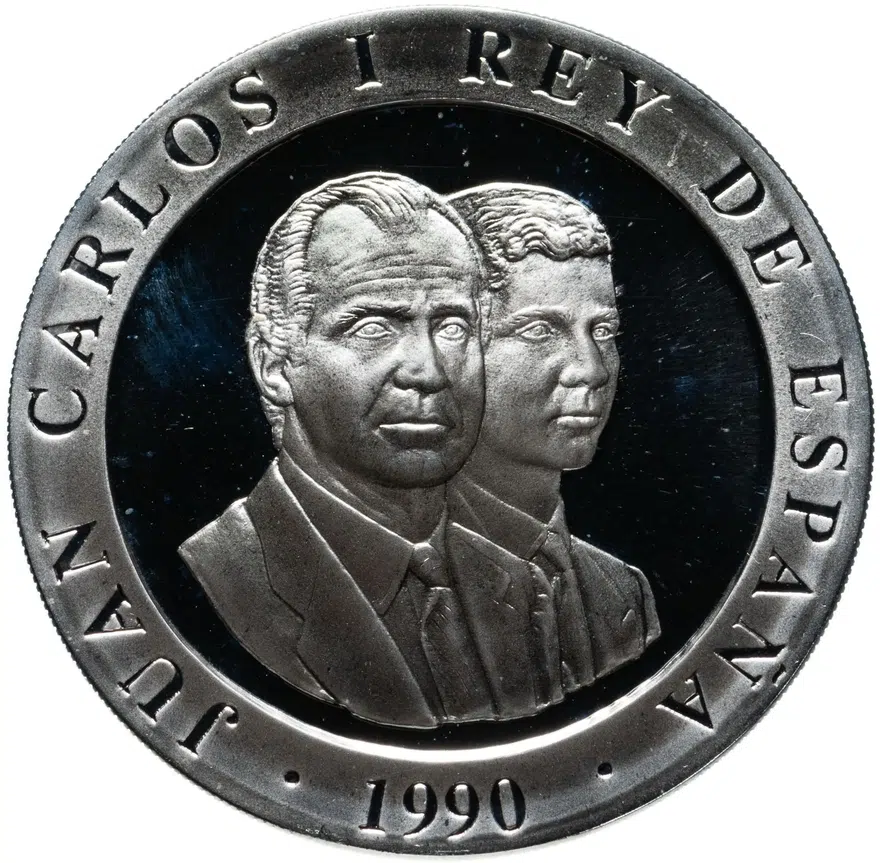Испания 2000 песет (pesetas) 1990 "XXV Летние Олимпийские игры, Барселона 1992 - символ"