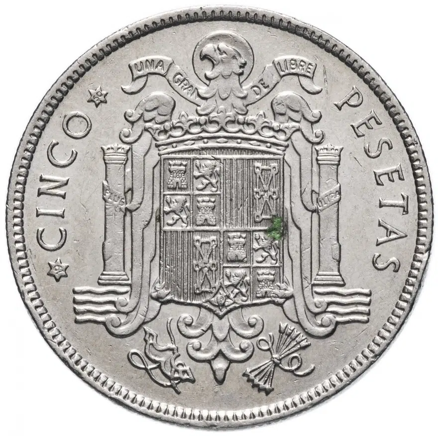 Испания 5 песет (pesetas) 1949