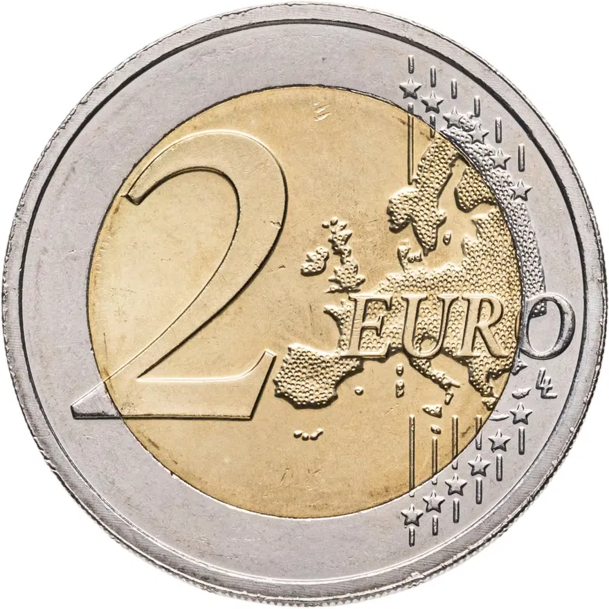 Люксембург 2 euro (евро) 2012 100 лет со дня смерти Великого Герцога Вильгельма IV, реверс