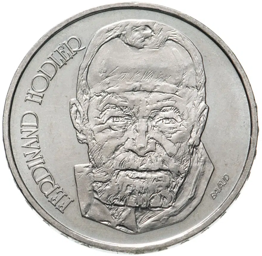 Швейцария 5 франков (francs) 1980 "Фердинанд Ходлер - художник"