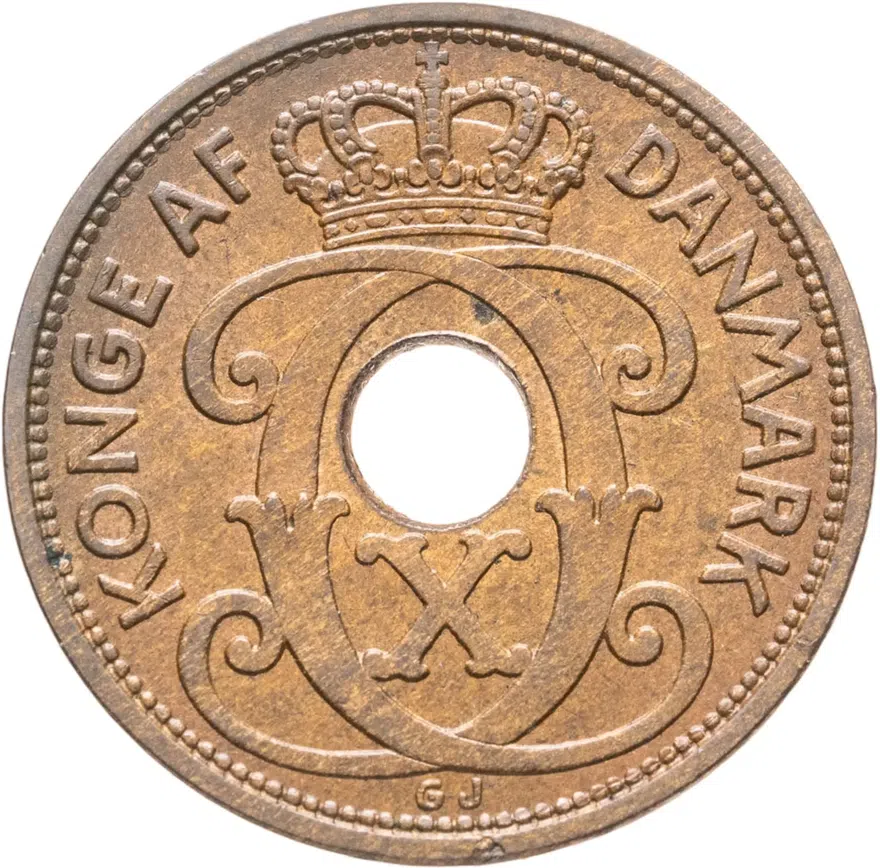 Дания 5 эре (ore) 1939