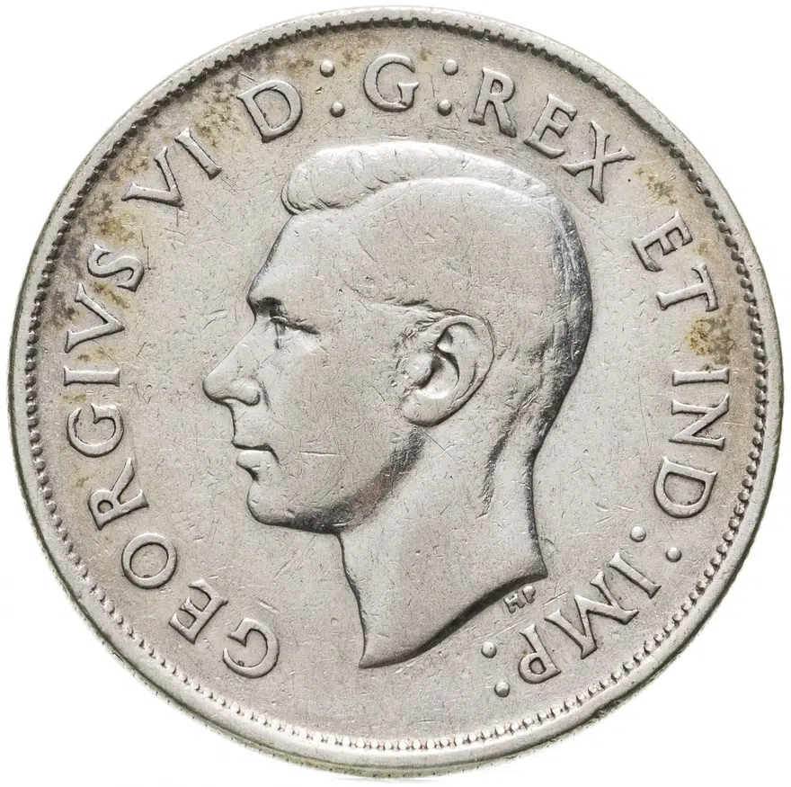 Канада 50 центов (cents) 1940, реверс