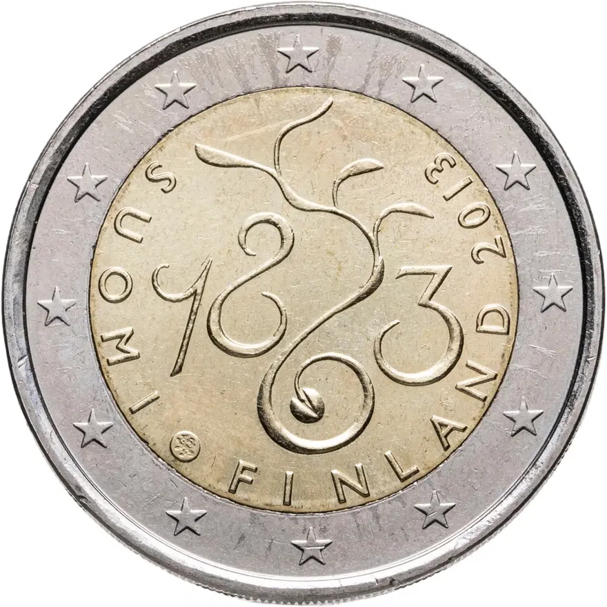Финляндия 2 евро (euro) 2013 150 лет сейму